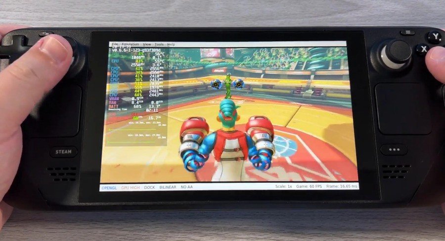 ARMS untuk Nintendo Switch berfungsi di Steam Deck