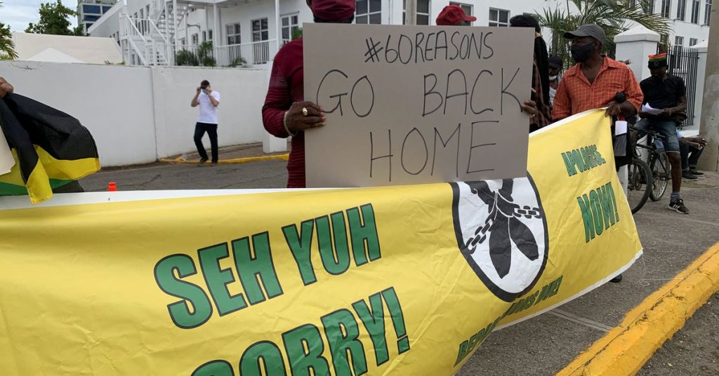 Kunjungan Jamaika dari keluarga kerajaan Inggris memicu klaim untuk reparasi perbudakan