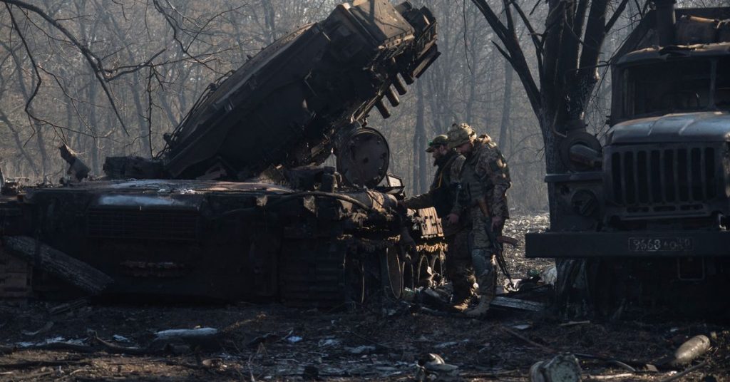 Sementara pasukan Ukraina memukul mundur di dekat Kyiv, Rusia mencetak gol