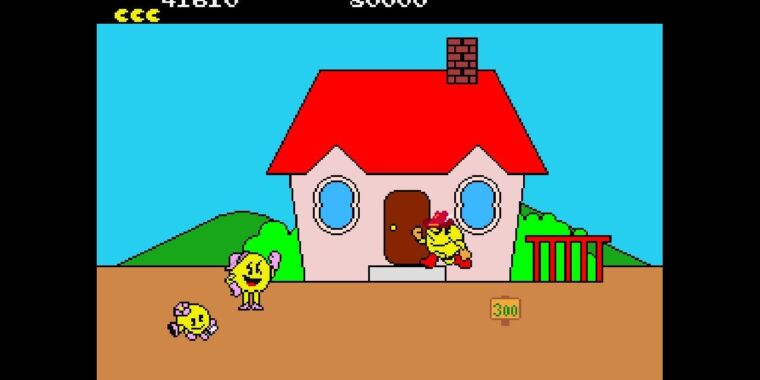 Bandai Namco mengeluarkan Mrs. Pac-Man dari game klasiknya
