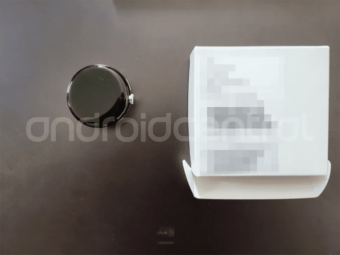 Dugaan Google Pixel Watch di sebelah kotak buram