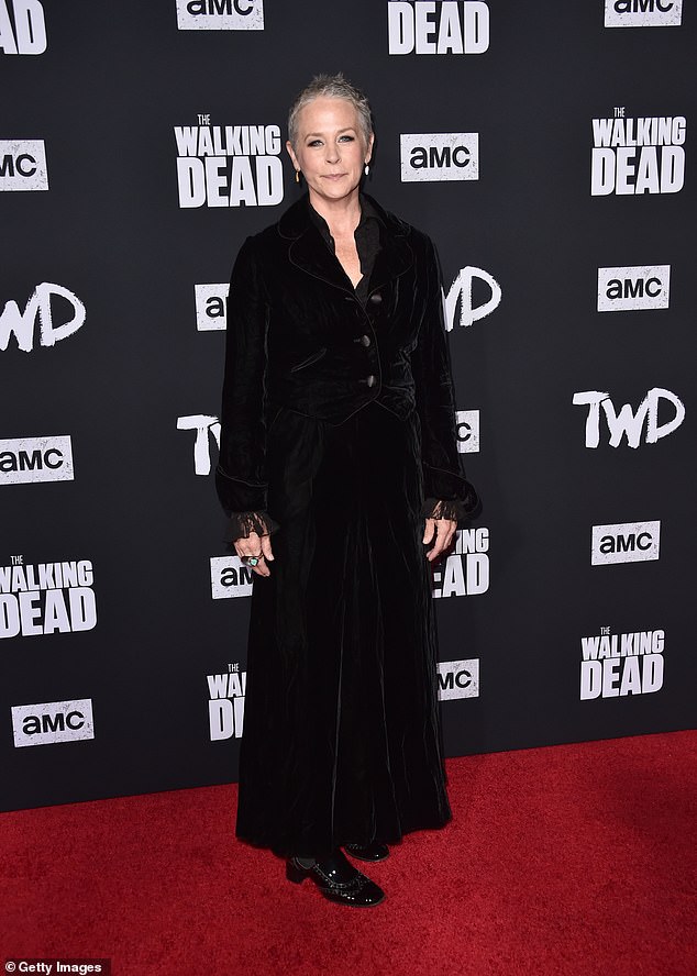 Sudah keluar: Melissa McBride dari The Walking Dead, 56, tidak lagi berurusan dengan Norman Reedus dalam spin-off mendatang, TVLine melaporkan Rabu;  Terlihat pada tahun 2019 di Hollywood