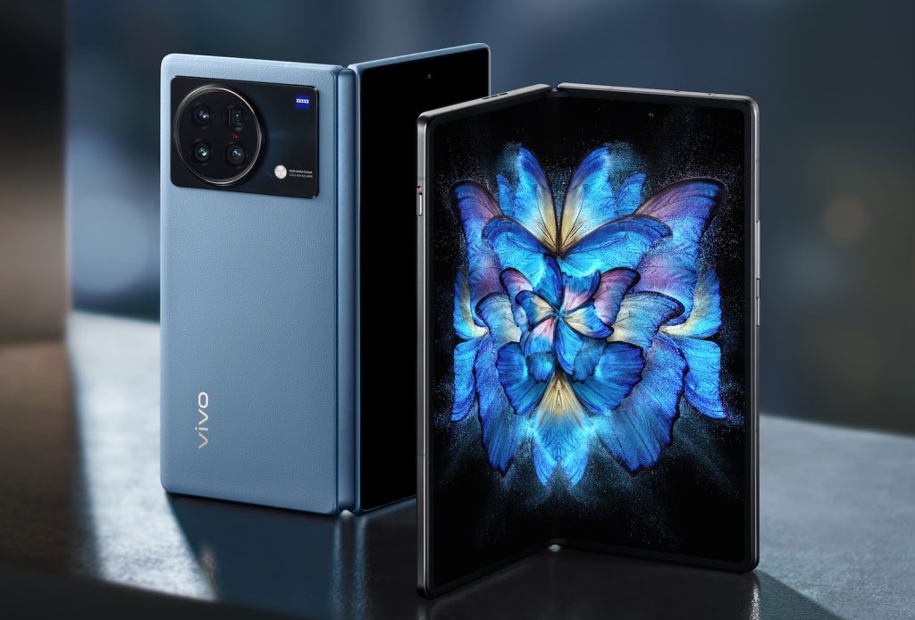 Vivo X Fold memiliki pembaca sidik jari di kedua layar