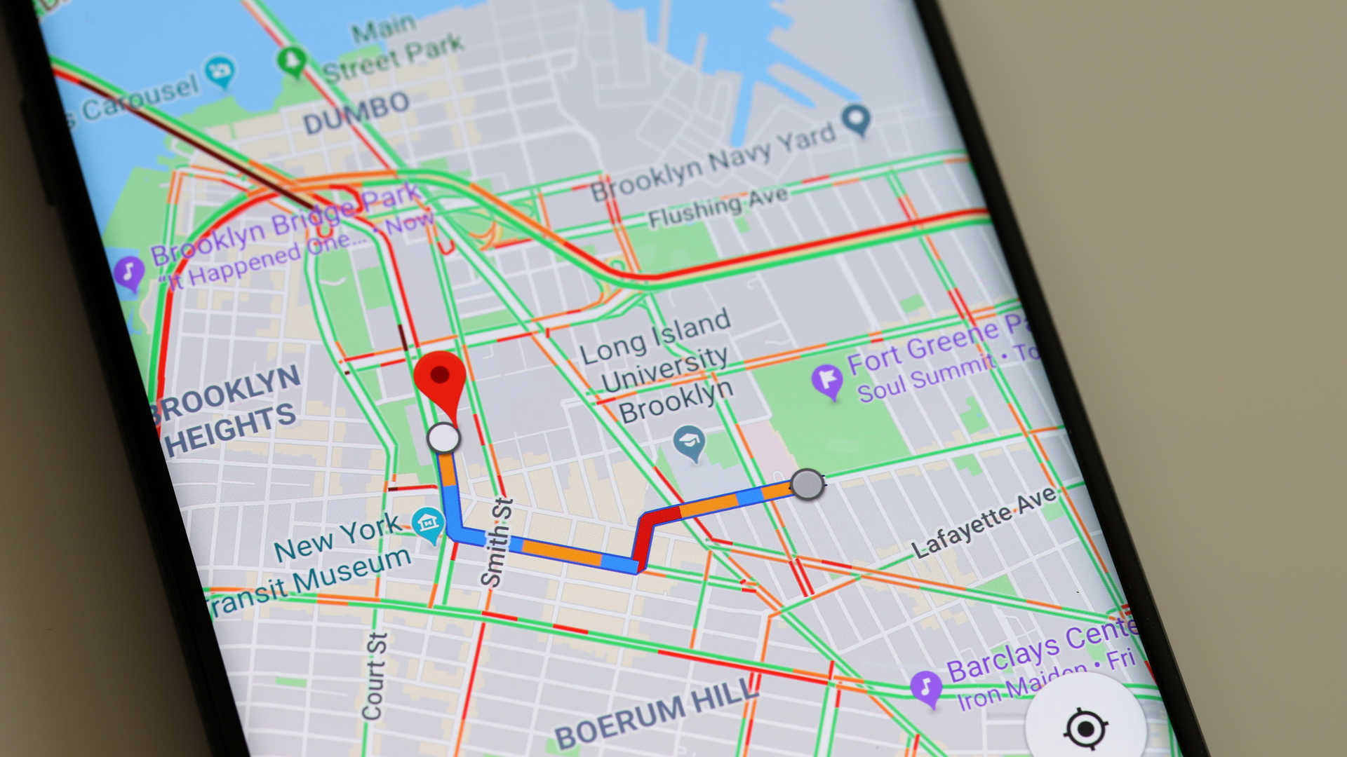 Ponsel Android dengan Google Maps - Cara menonaktifkan pelacakan lokasi di Android