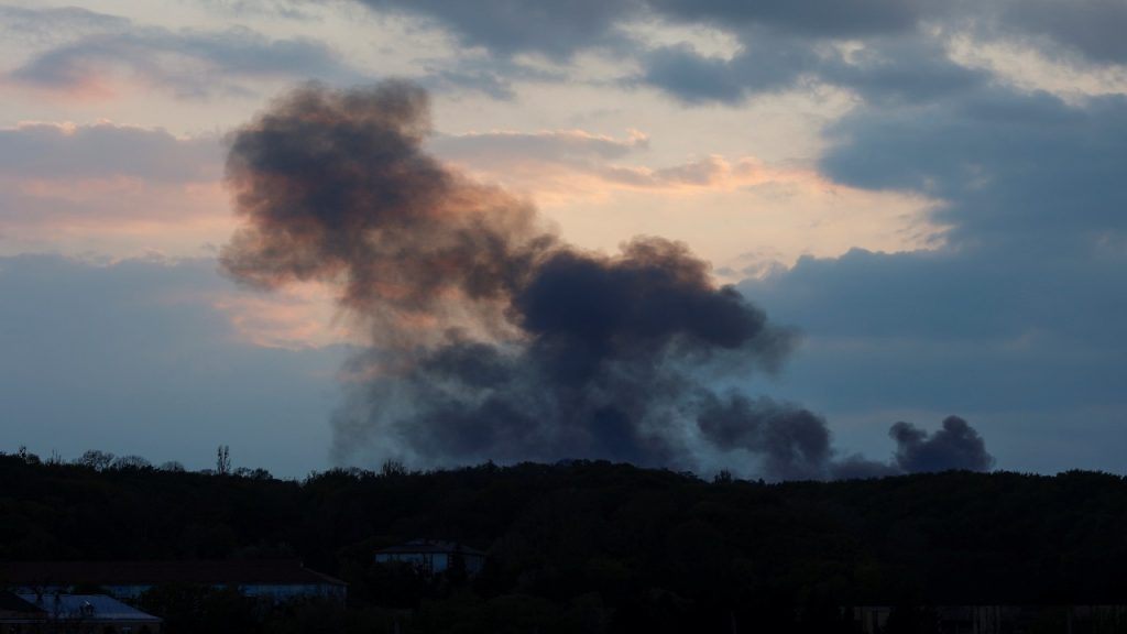 Wilayah Lviv di Ukraina terkena rudal, menghantam infrastruktur militer