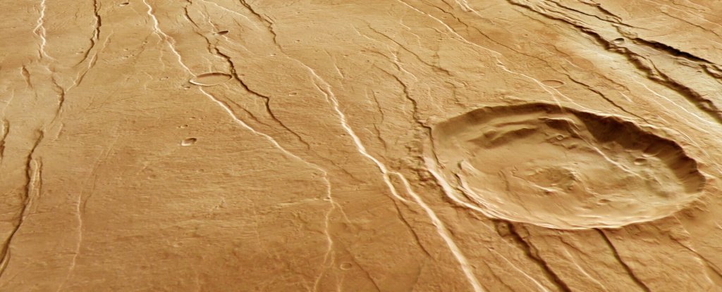 Gambar baru yang menakjubkan menunjukkan 'tanda cakar' raksasa di Mars
