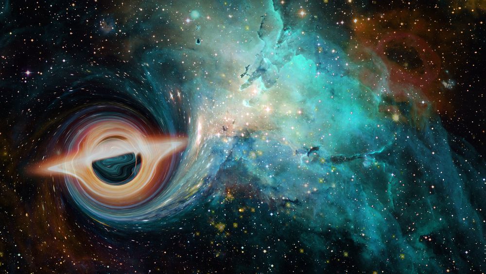 Lubang hitam yang sangat besar melahap sepotong materi seukuran Bumi setiap detik