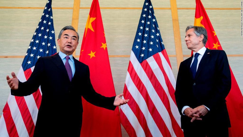 Blinkin memberi tahu Wang Yi bahwa Amerika Serikat khawatir tentang "kesejajaran" China dengan Rusia