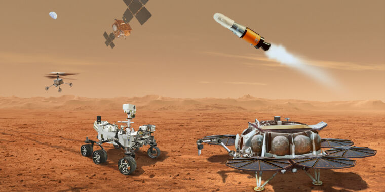 NASA meninjau rencana untuk mengembalikan sampel Mars untuk menggunakan helikopter