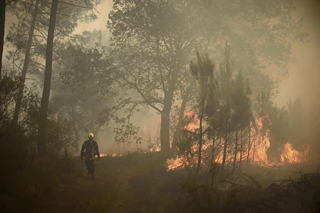 Eropa terbakar dalam gelombang panas yang memicu kebakaran di Prancis dan Spanyol