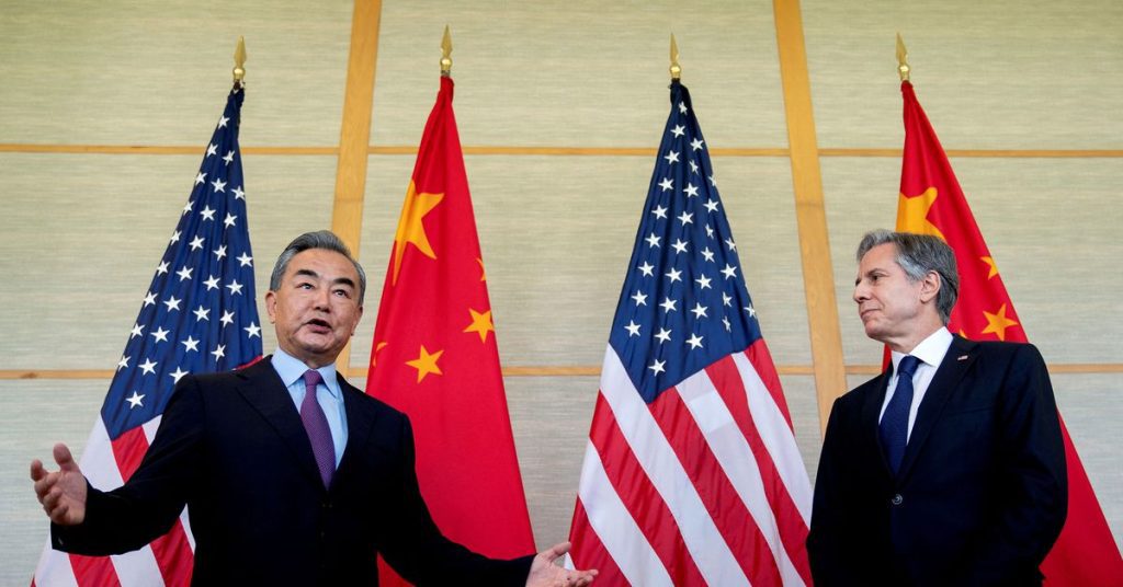Para menteri luar negeri Amerika Serikat dan China mengadakan pembicaraan pribadi pertama mereka sejak Oktober