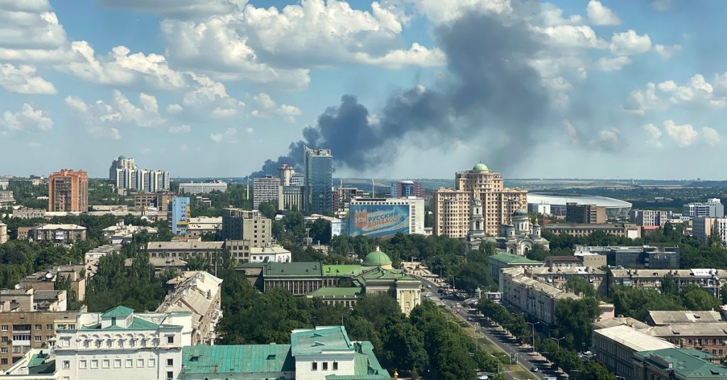 Rusia mengebom wilayah Donetsk Ukraina dalam mengejar keuntungan baru setelah penangkapan Luhansk