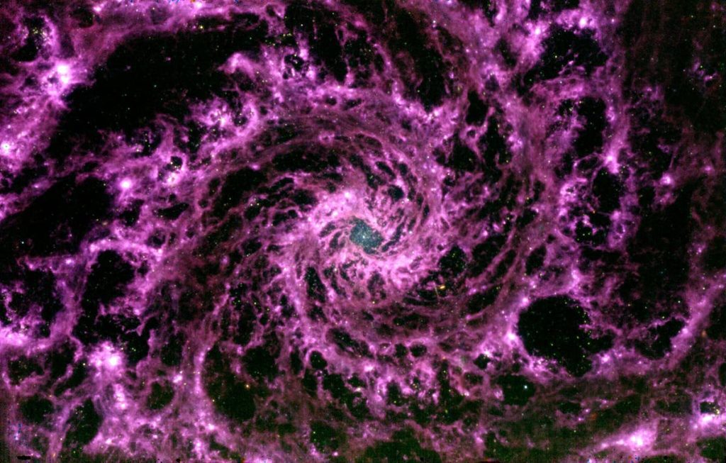 Teleskop Luar Angkasa James Webb NASA mengungkapkan pusaran ungu yang menakutkan di alam semesta kita