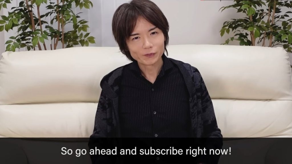 Sakurai, pencipta Smash Brothers, adalah seorang YouTuber sekarang dan aku mencintainya