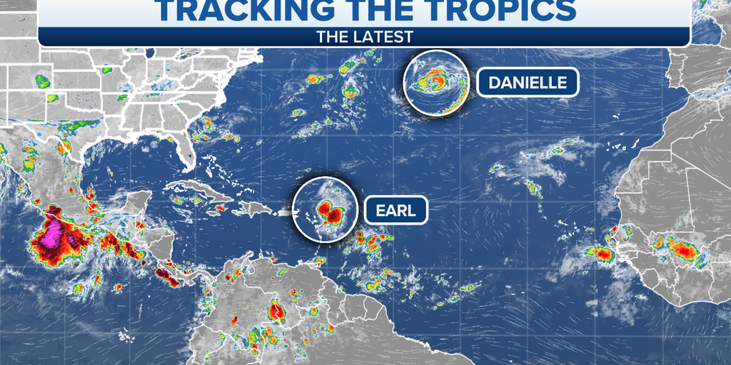 Kekuatan Badai Daniel, Badai Tropis Earl bergoyang di Samudra Atlantik