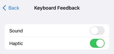 Pengaturan keyboard sentuh iPhone 14 Pro