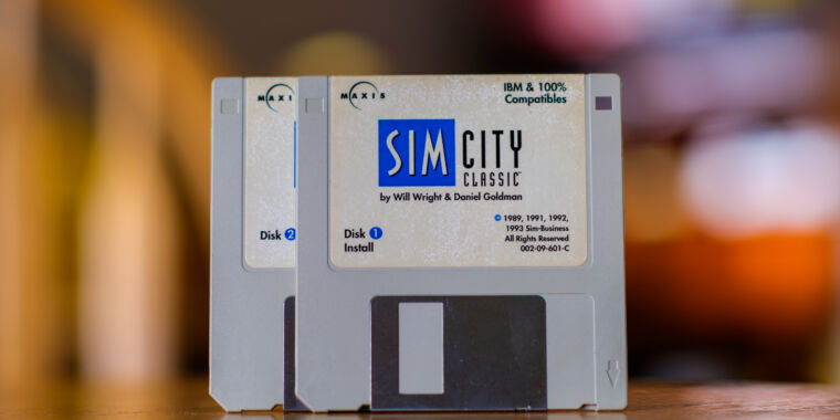 Windows 95 telah bekerja ekstra untuk memastikan kompatibilitas SimCity dan game lainnya