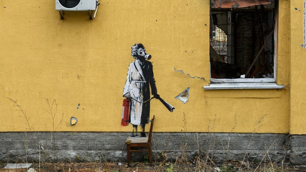 Banksy mengonfirmasi tujuh mural baru di Ukraina