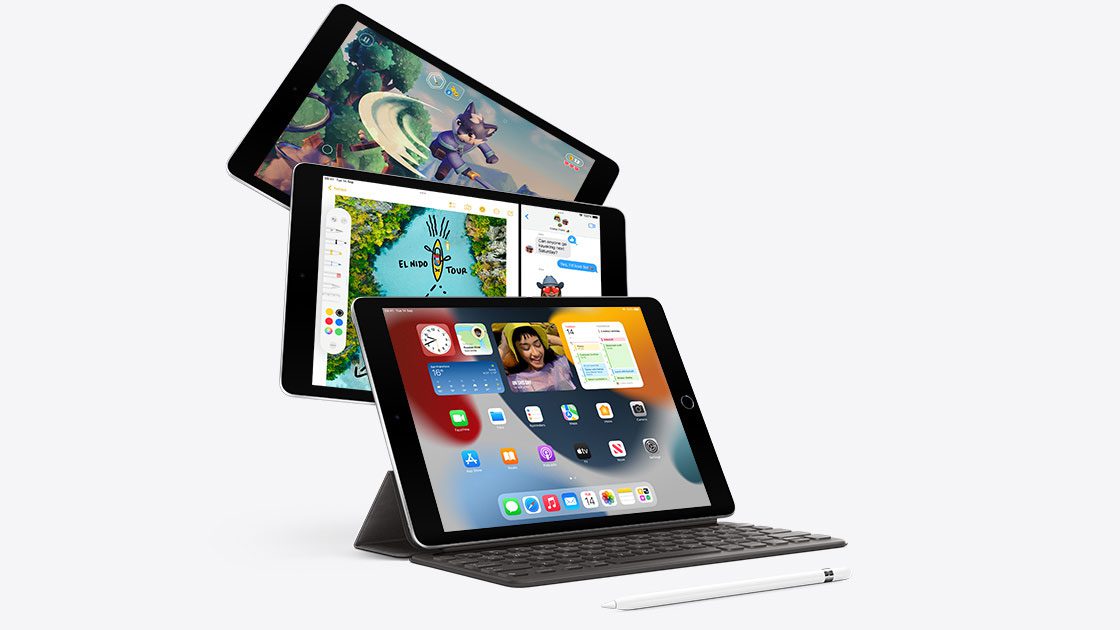 Tembakan produk Apple iPad 10,2 inci