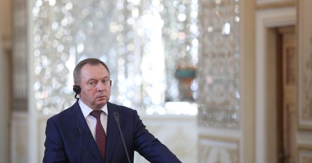 Kematian Menteri Luar Negeri Belarusia Macky-Belta