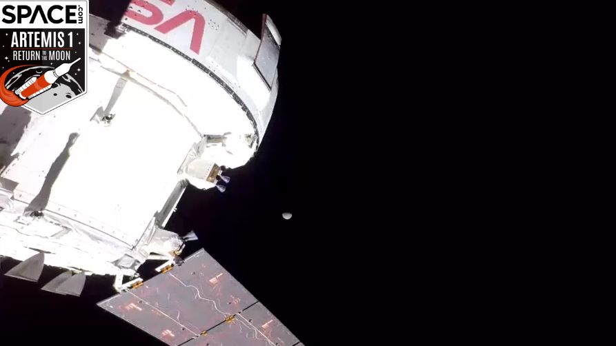 Pesawat ruang angkasa Artemis 1 Orion melihat bulan untuk pertama kalinya dalam video