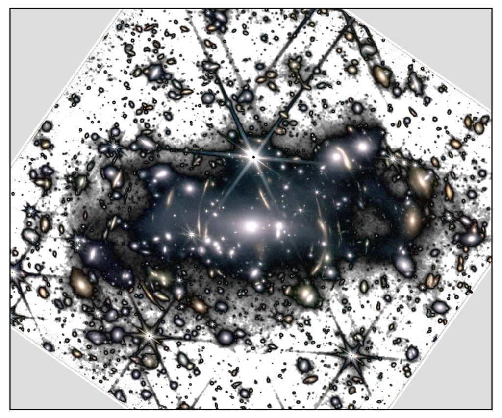Teleskop James Webb menghasilkan pemandangan cahaya hantu yang tak tertandingi di gugus galaksi