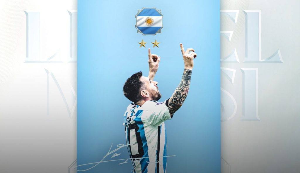 Lionel Messi berhasil melewatkan Argentina ke Kroasia dan ke final Piala Dunia